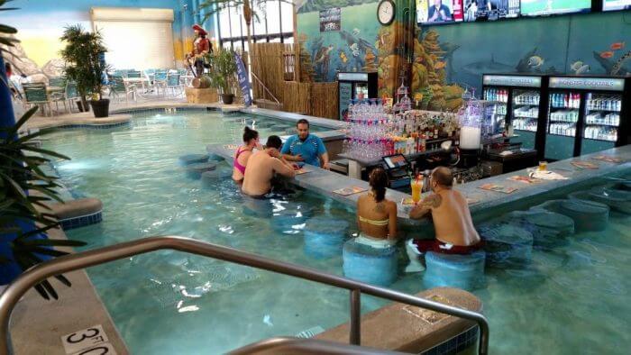 Kalahari Resorts has not forgotten that adults just wanna have fun too. Enjoy a drink at the swim up bar while the kids play in the nearby hot tub or pool