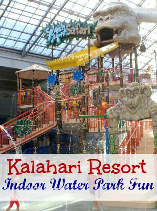 Kalahari Resorts offer indoor water park fun for the whole family with tons of slides and splashing fun.