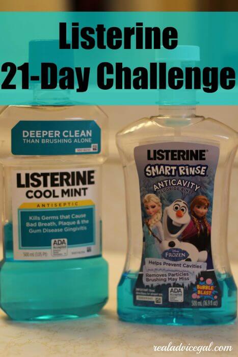 Listerine 21 day challenge done