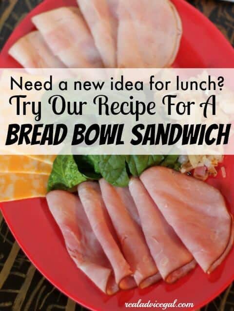 Need a new recipe for lunch try our bread bowl sandwich recipe