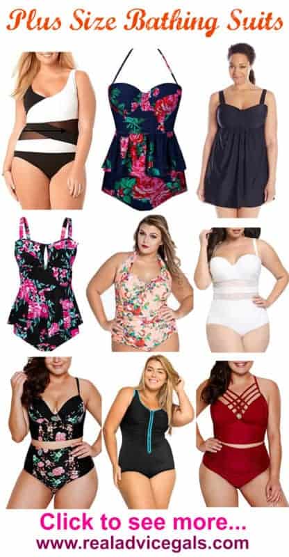 Get ready to swim with these cheap plus size bathing suits that flatters your figure.