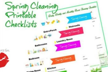 spring cleaning printable
