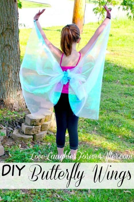 No-Sew DIY butterfly wings