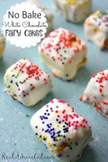 No Bake Fairy Cakes Recipe + FREE Fairy Party Printables