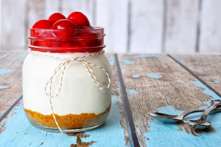 no bake cherry cheesecake