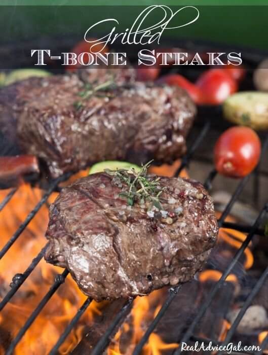 Grilled T-bone Steaks