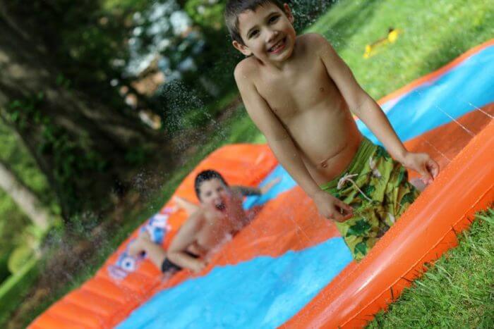 H2OGO! triple slider is the best water slide for kids