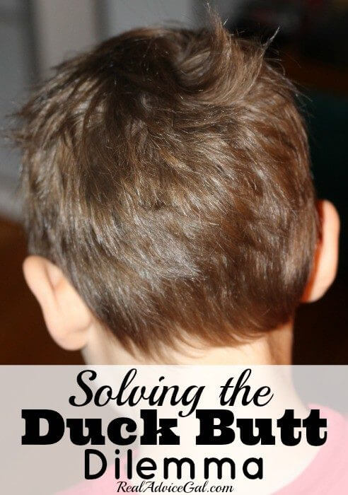 Solving the duck butt dilemma with hair care tips for boys