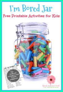 FREE “I’m Bored” Fun Jar for Kids – 85+ Kids Activities