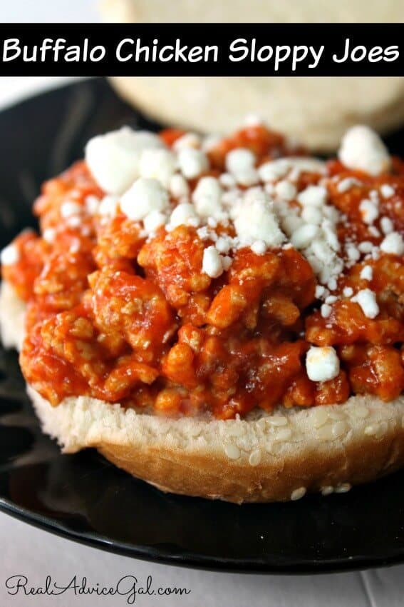 buffalo chicken sloppy joes recipe