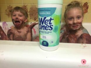 Cleaning Up Messy Kids is Easy with Wet Ones® Hand Wipes