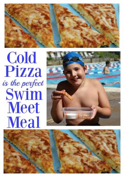 Cold pizza is the perfect swim meet meal