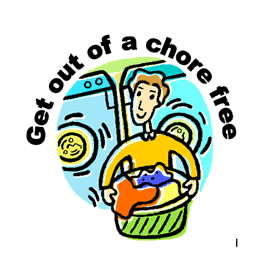 Get out of a chore free chore token