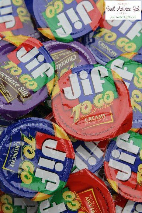 Jif To GO Peanunt Butter cups up close