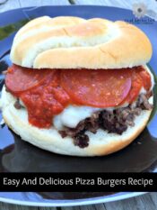Easy and Delicious Pizza Burgers Recipe