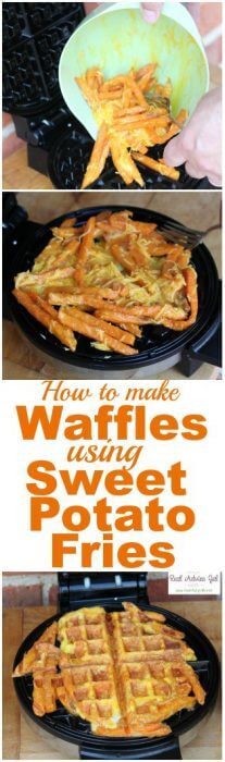 how to make waffles with sweet potato fries