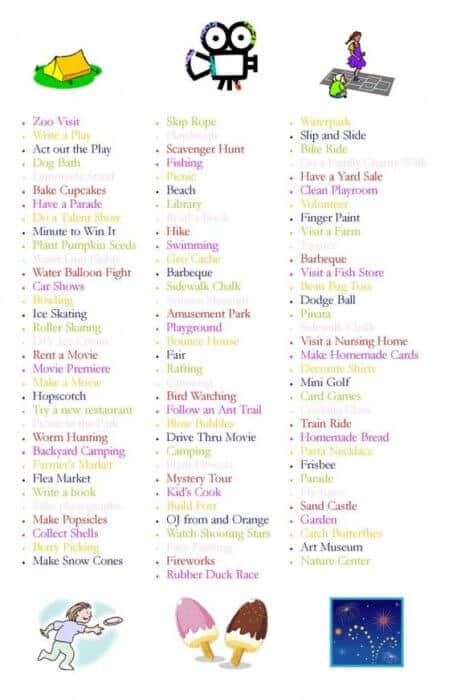 100 Things to Do This Summer