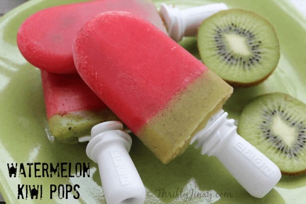 Watermelon Kiwi Pops Recipe