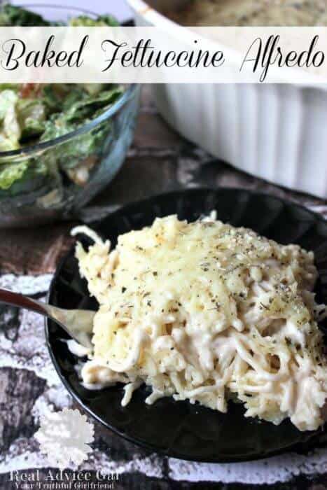 Baked Fettuccine Alfredo Recipe
