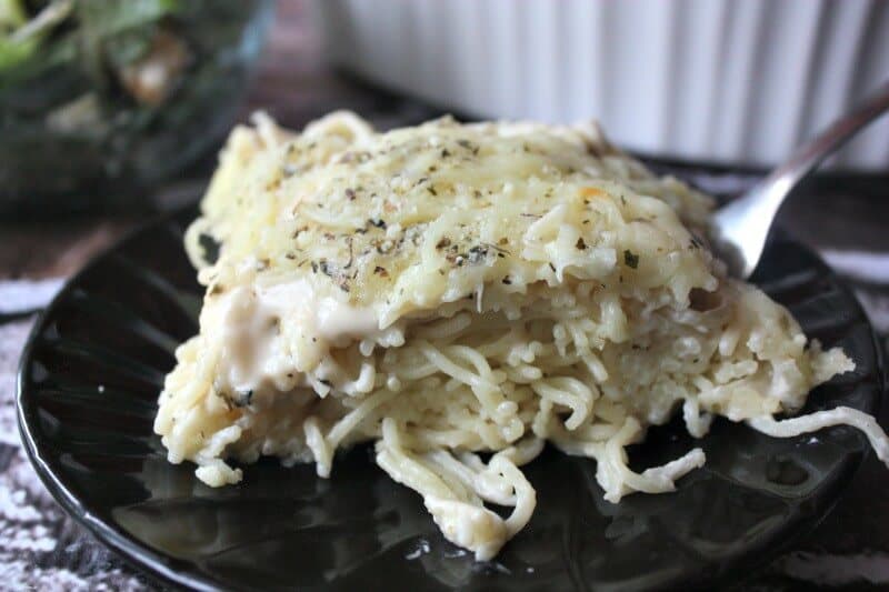 Baked Fettuccine Alfredo