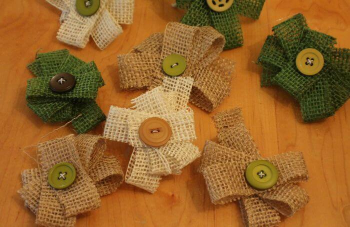 How to Make Burlap Flowers