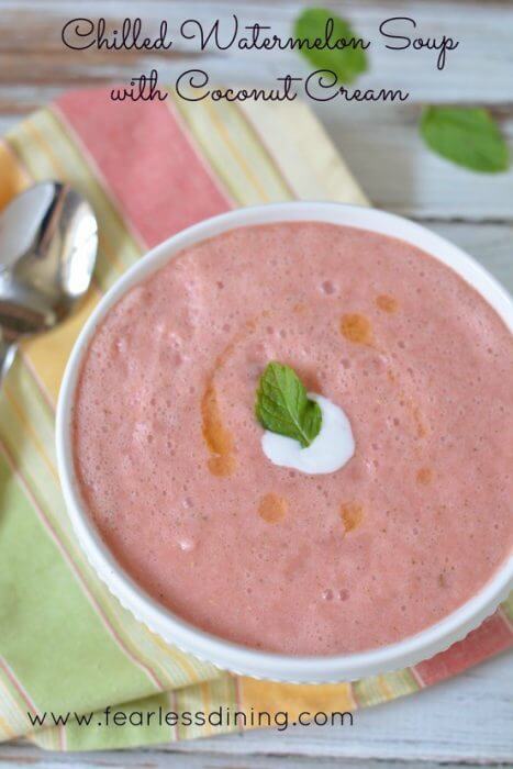 Chilled Watermelon Soup