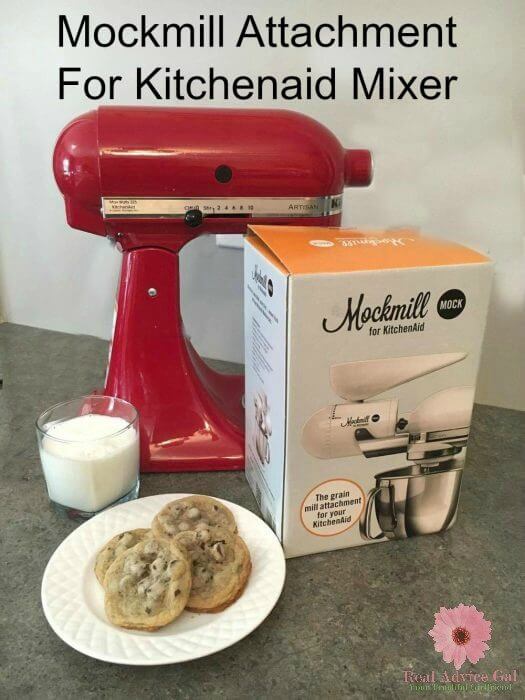 Making My Own Flour with Mockmill Attachment for KitchenAid® Mixer - Real  Advice Gal