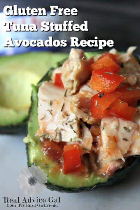Gluten Free Tuna Stuffed Avocados Recipe
