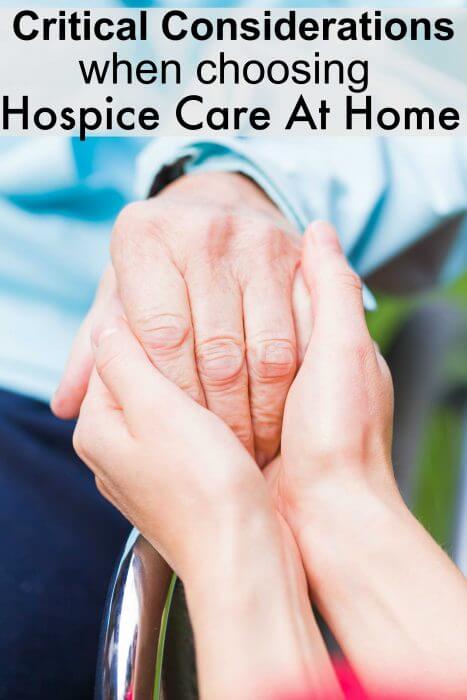 Critical Considerations When Choosong Hospice Care At Home