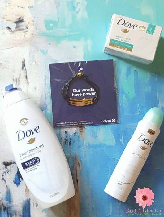 Get free bracelet when you purchase 3 Dove products at Target