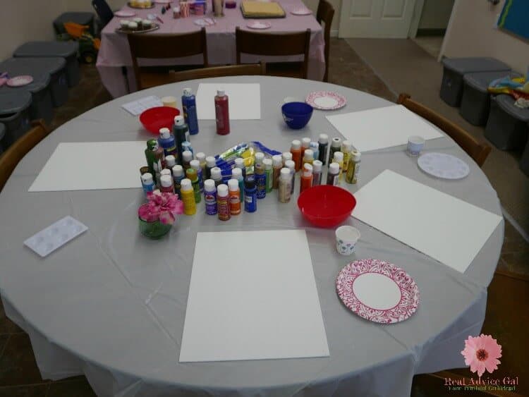 Painting party for kids