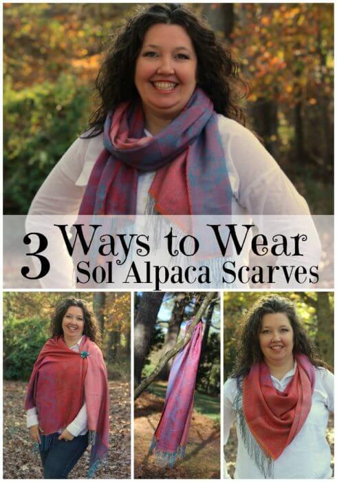 3 ways to wear sol alpaca scarves