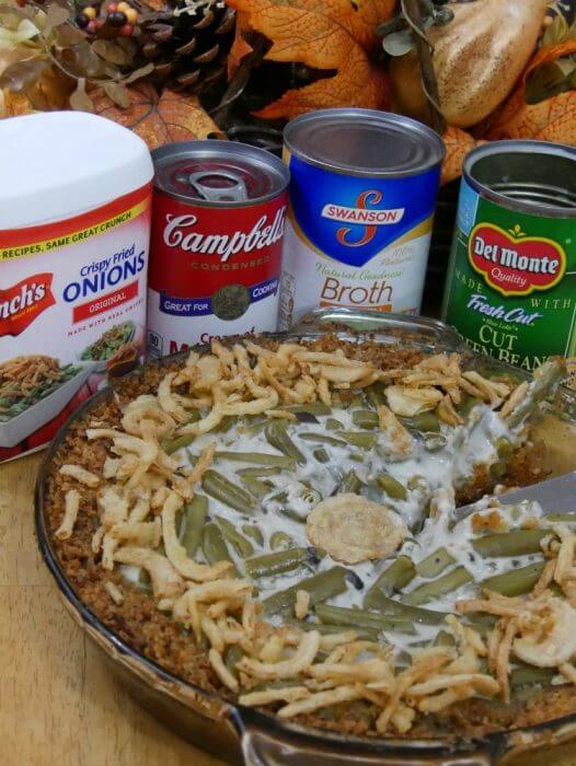 Try this new twist on a family favorite side dish and make Green Bean Casserole Pie