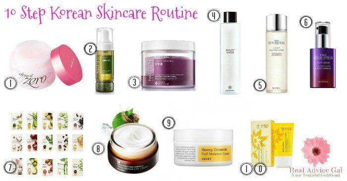 10 Step Korean Skin Care Routine
