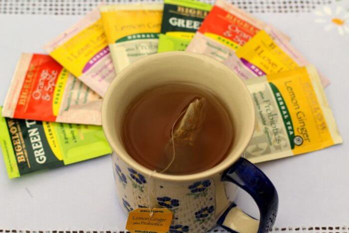 Bigelow tea is the perfect cup to soothe and relax a sick mom