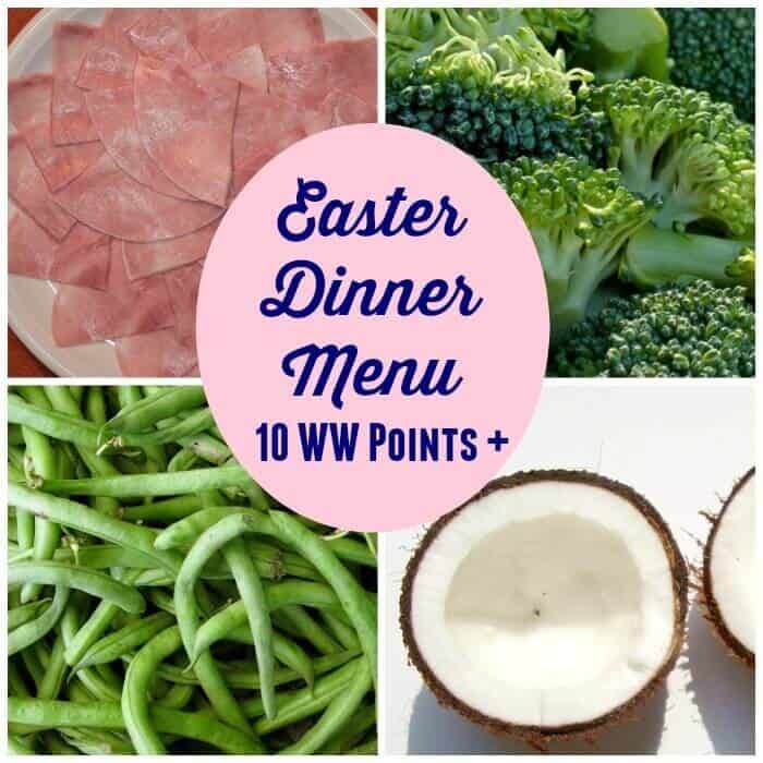 Easter Dinner Menu – 10 Weight Watchers Points Plus
