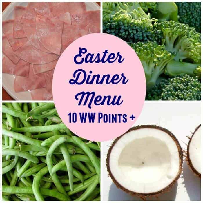 Easter Dinner only 10 weight watchers points plus