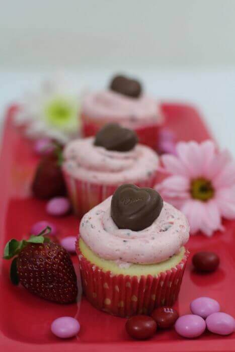 Valentine's Day cupcakes