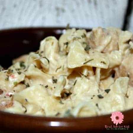 easy low calorie crockpot cream cheese chicken pasta