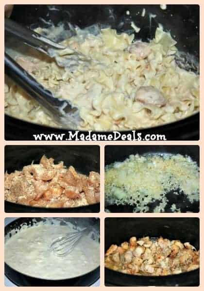 how to make cream cheese chicken pasta