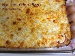 Kids Meal Recipes: Pour in a Pan Pizza