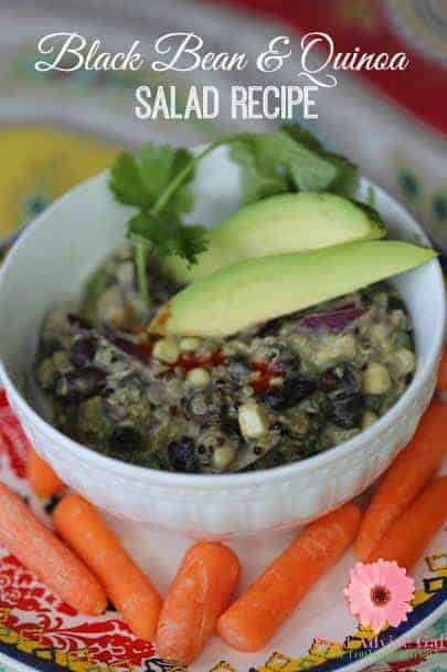 Easy Black Bean Quinoa Salad Recipe