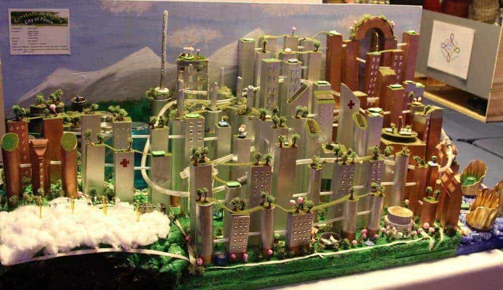 This is one of the awesome model cities at the Future City Competition