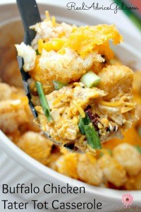 Buffalo Chicken Tater Tot Casserole Recipe