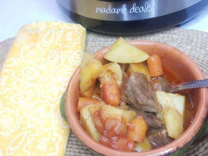 Prepare an easy one pot meal that's quick to make and so tasty. Try this Hearty Beef Stew Instant Pot Pressure Cooker Recipe