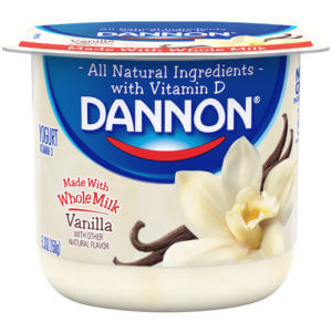 Dannon Whole Milk Vanilla
