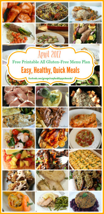easy and healthy meal plans for dinner