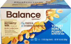 balance yogurt honey peanut