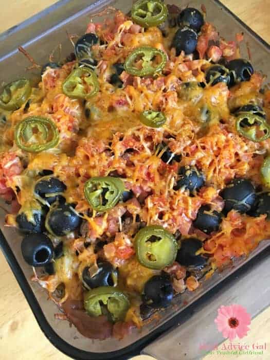 Easy nachos ground beef recipe