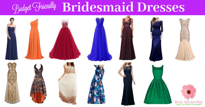 Cheap bridesmaid dresses